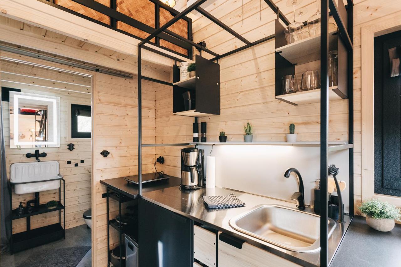 Idyllisches Tiny House Mit Sauna Loebau Luaran gambar