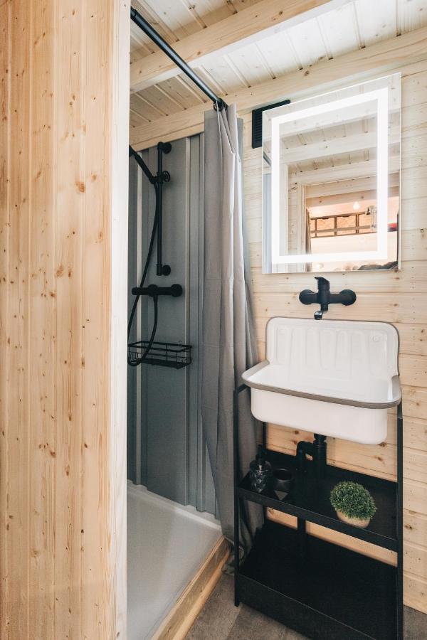 Idyllisches Tiny House Mit Sauna Loebau Luaran gambar