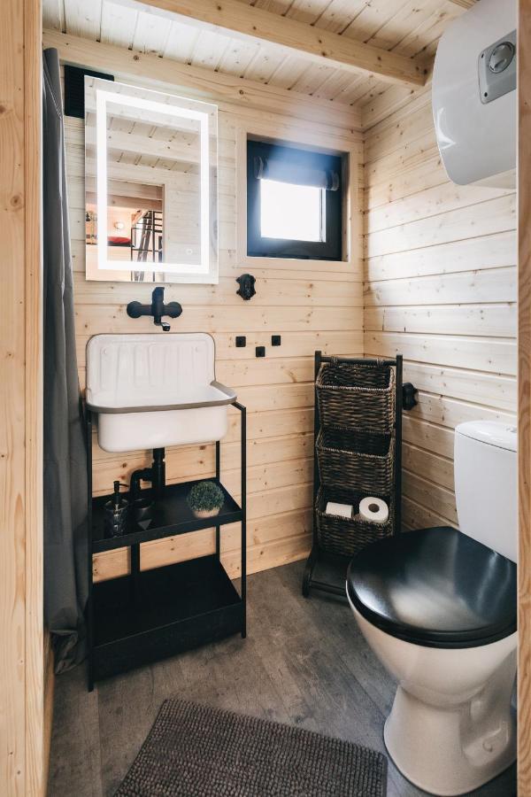 Idyllisches Tiny House Mit Sauna Loebau Luaran gambar